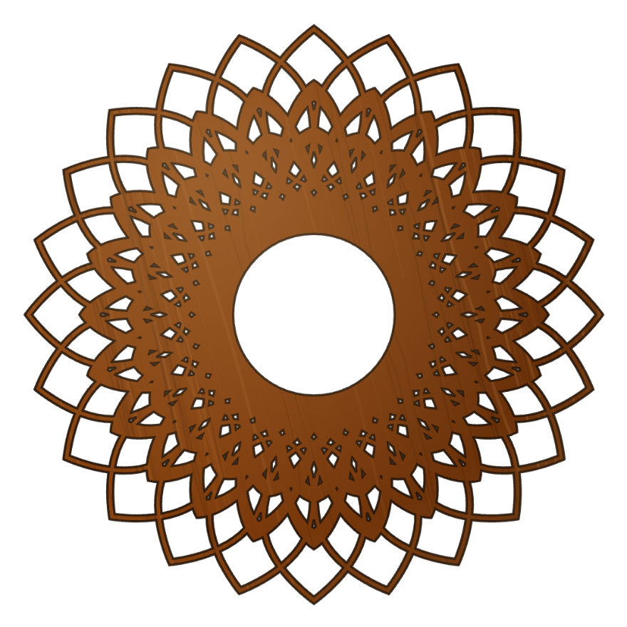 Layer 5 — petal crown