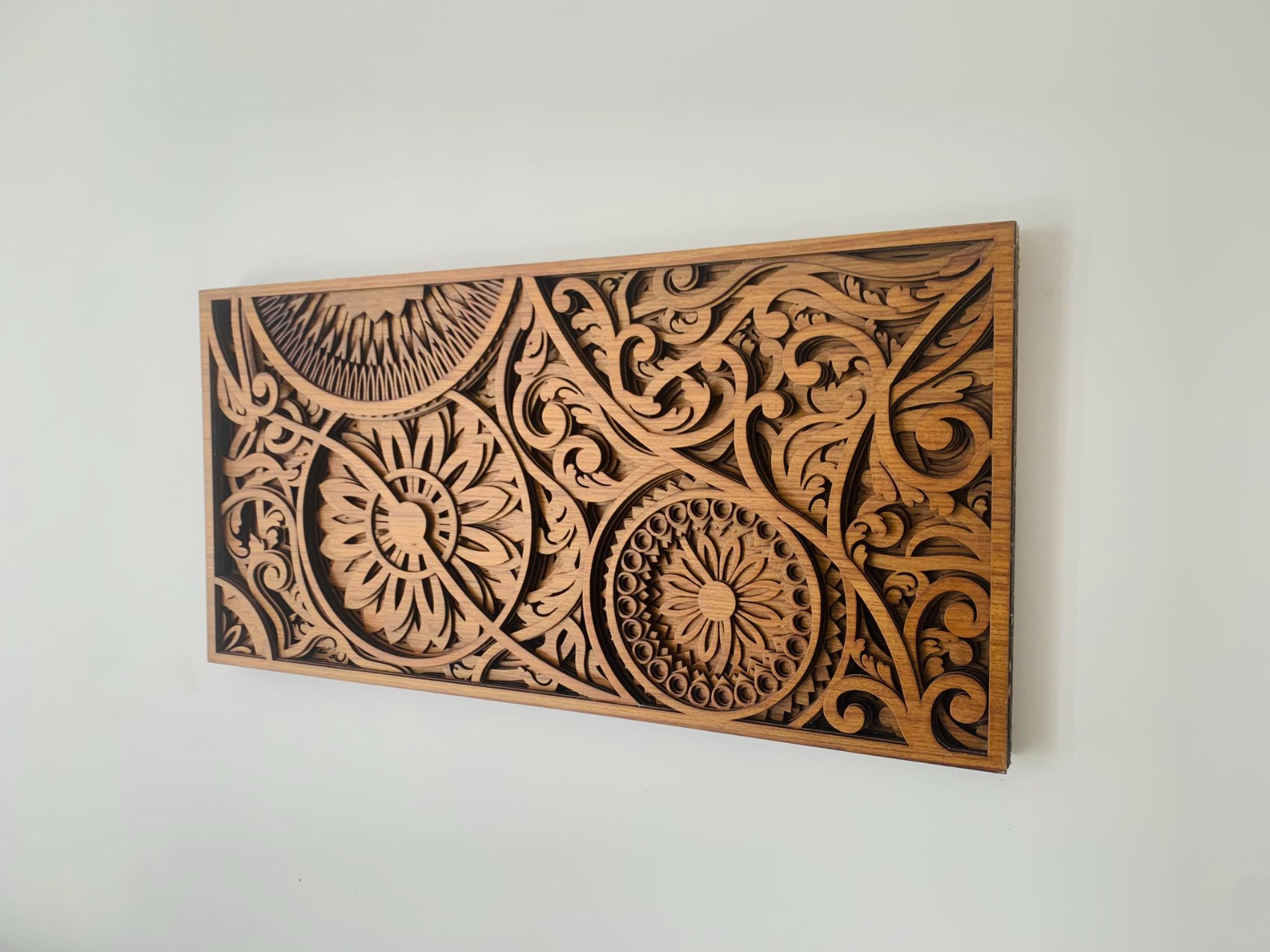 Panoramic panel, hallway