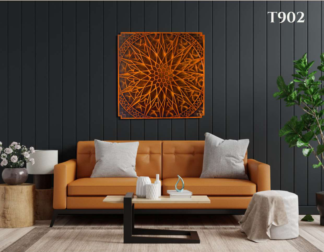 T902 above a leather sofa