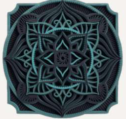 Teal finish